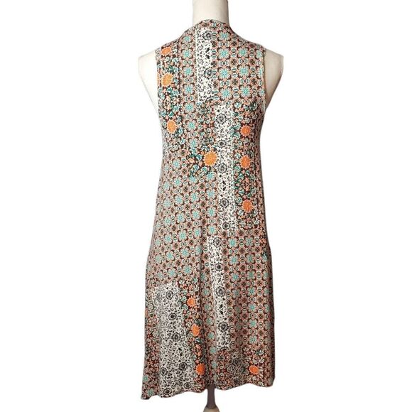 Maeve Lilt Swing Dress High Neck Print Mini Small - Picture 3 of 4